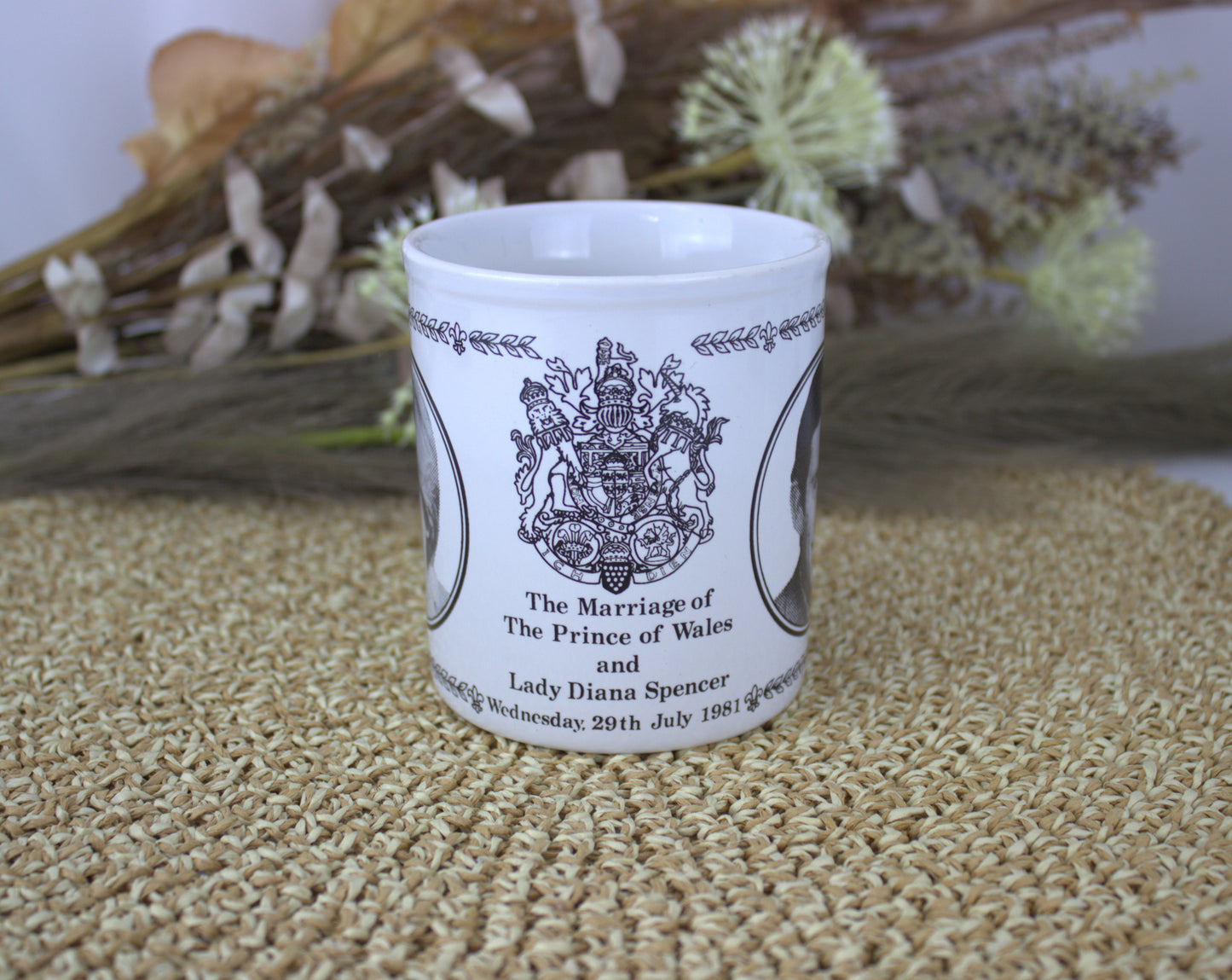 Commemorative Royal Wedding Mug – Prince Charles and Lady Diana Spencer, July 29th, 1981