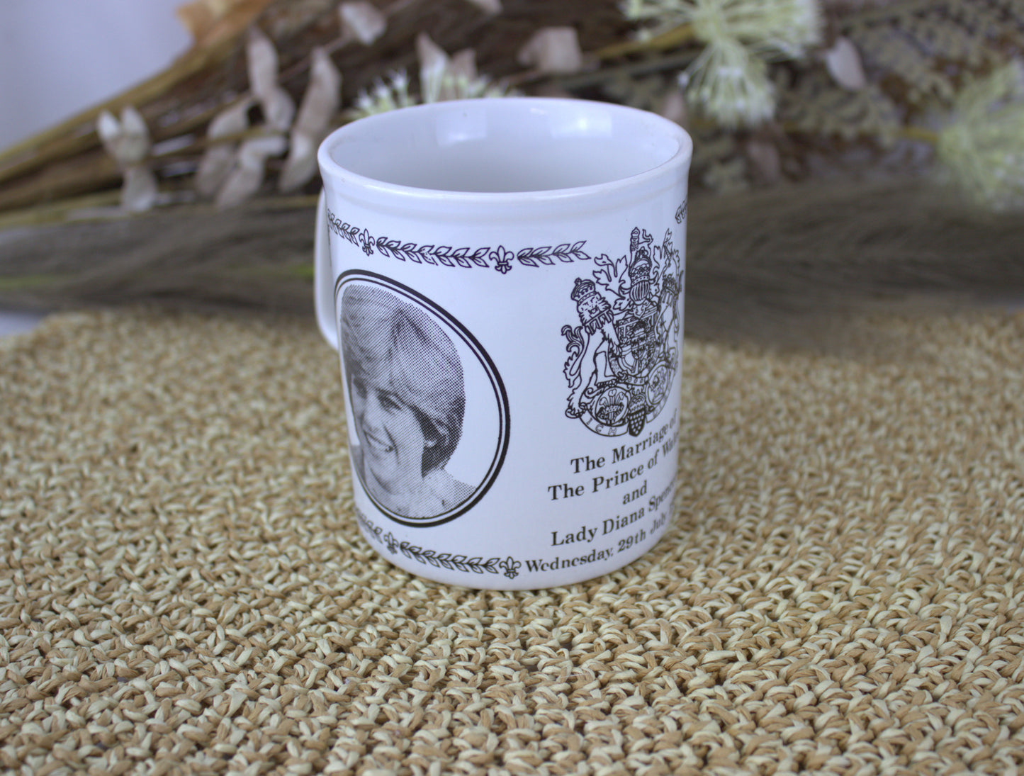 Commemorative Royal Wedding Mug – Prince Charles and Lady Diana Spencer, July 29th, 1981