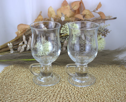 Galway Crystal Irish Coffee Glasses – Pair (New in Box)