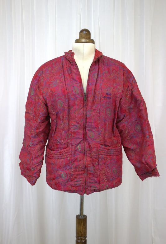 Vintage Funky Paisley Jacket - Size Medium