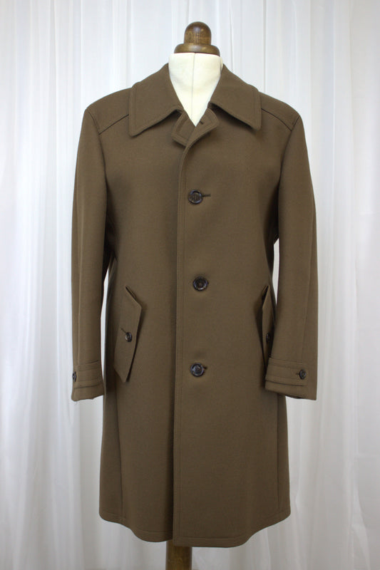 Vintage West German Wool Coat - Timeless Style, Unisex Fit, Size 48