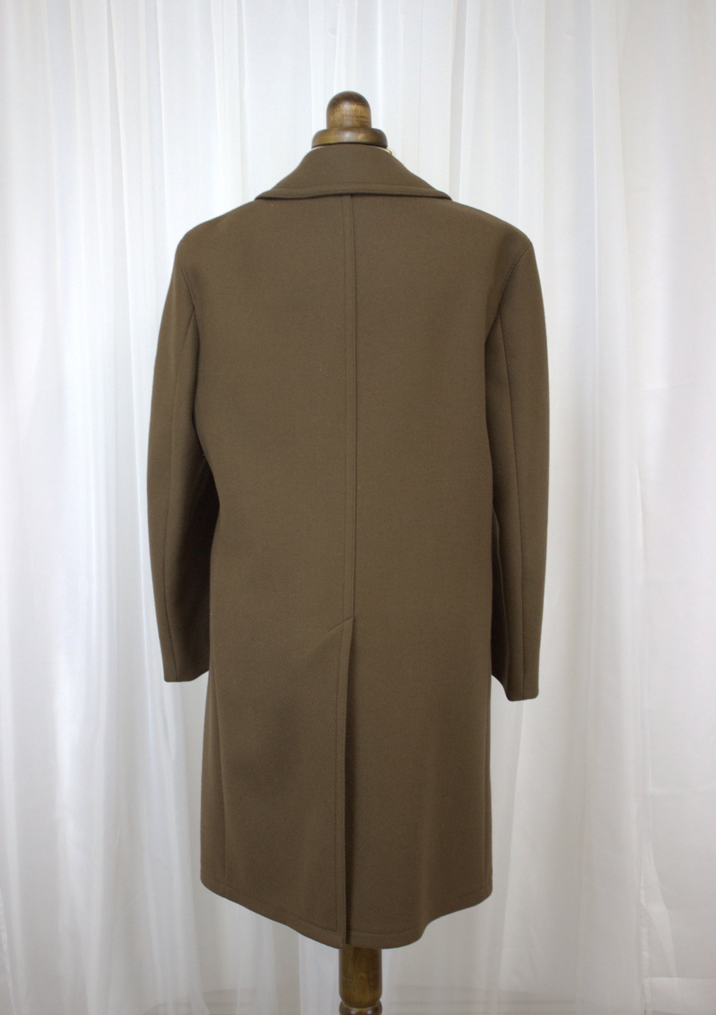 Vintage West German Wool Coat - Timeless Style, Unisex Fit, Size 48