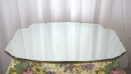 Large Vintage Art Deco Mirror with Beveled Edges – 1930s/1940s