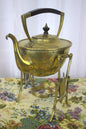 Vintage Brass Kettle with Warming Stand