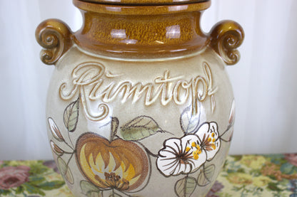 Vintage 15-Inch Rumtopf Jar – Classic German Fruit Preservation Vessel