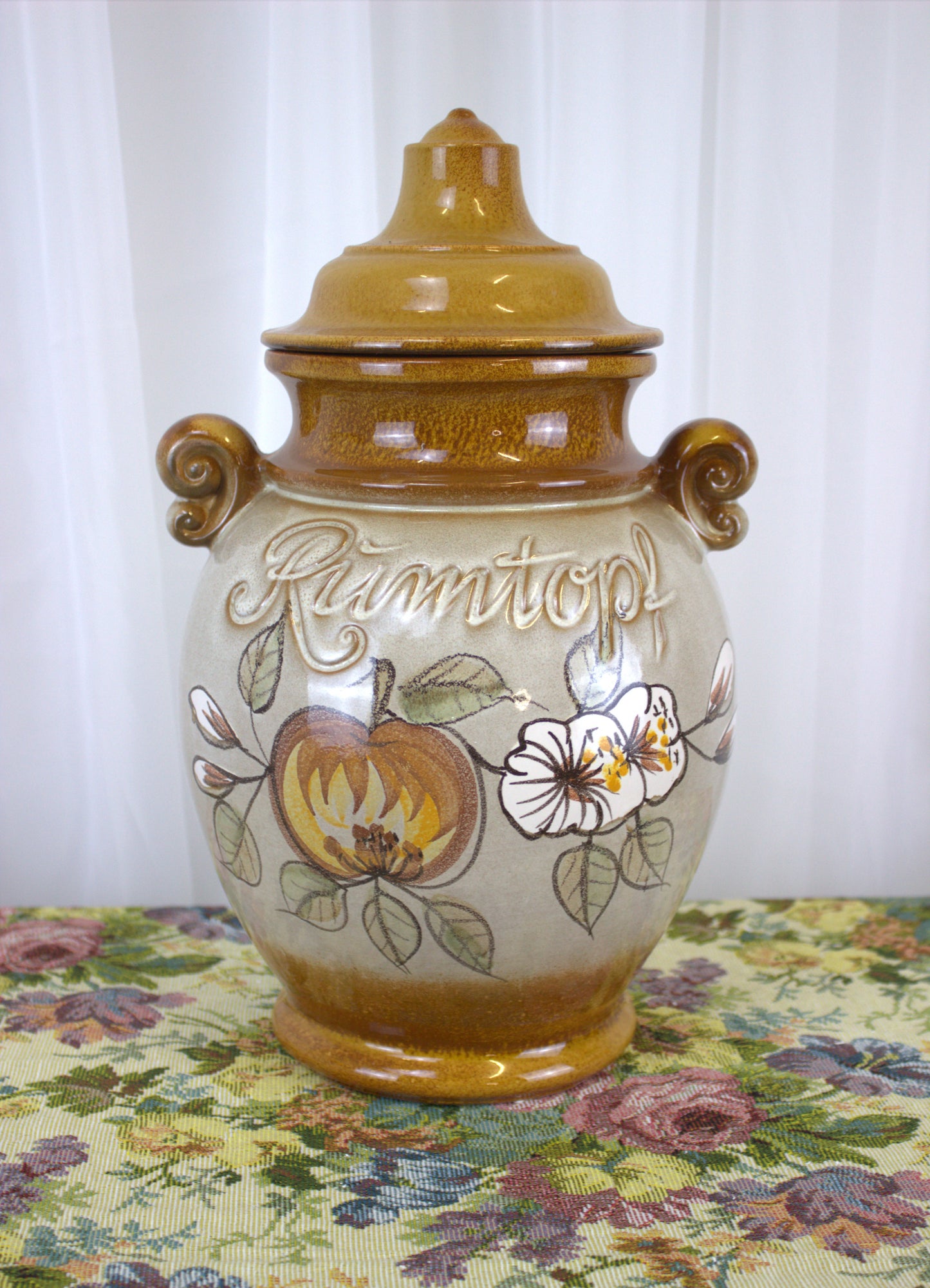 Vintage 15-Inch Rumtopf Jar – Classic German Fruit Preservation Vessel