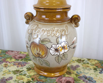 Vintage 15-Inch Rumtopf Jar – Classic German Fruit Preservation Vessel