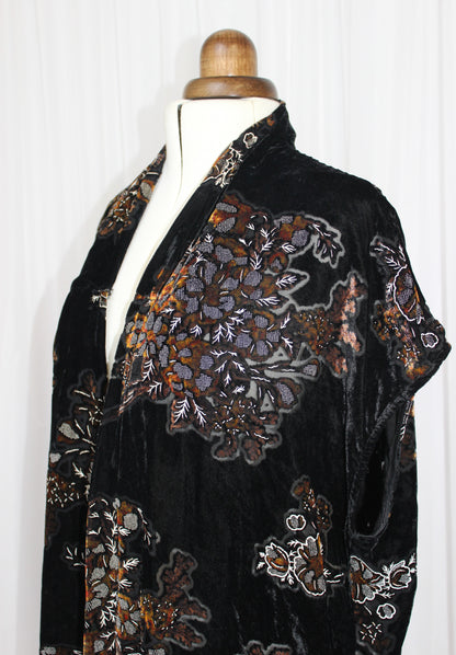 Retro Topshop Kimono-Style Cardigan with Fringe – UK Size 8