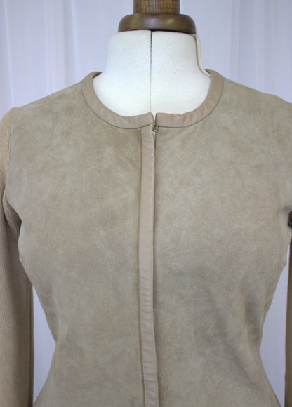 Vintage Next Leather and Suede Jacket – UK Size 8