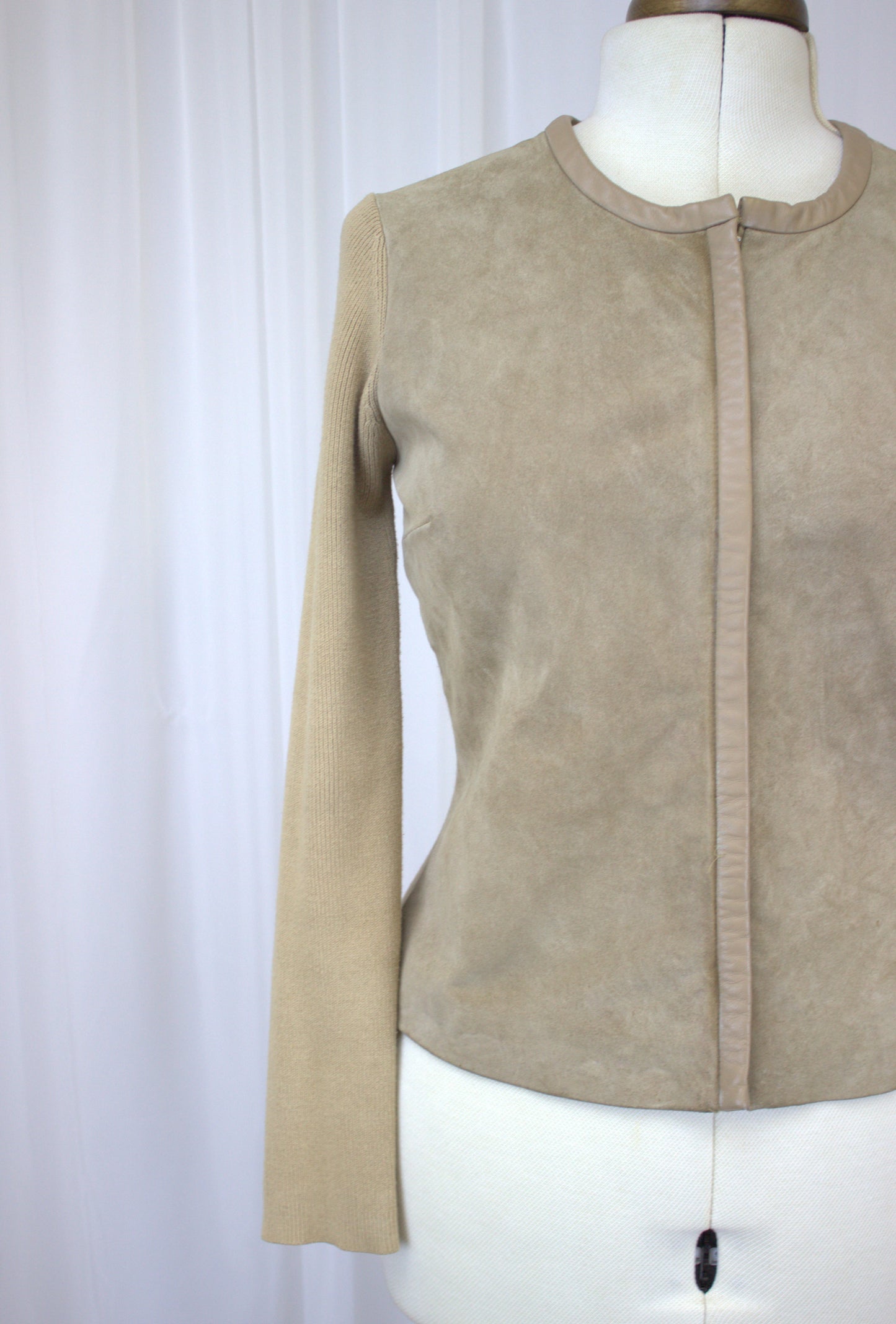 Vintage Next Leather and Suede Jacket – UK Size 8