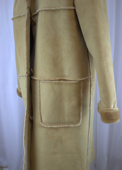 Vintage Faux Shearling Coat by Michael H. - Size Large