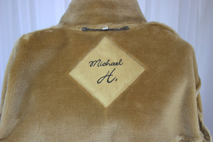 Vintage Faux Shearling Coat by Michael H. - Size Large