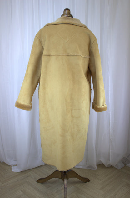 Vintage Faux Shearling Coat by Michael H. - Size Large