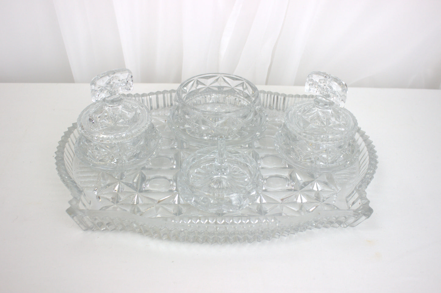 Vintage Crystal Vanity Set for Your Boudoir