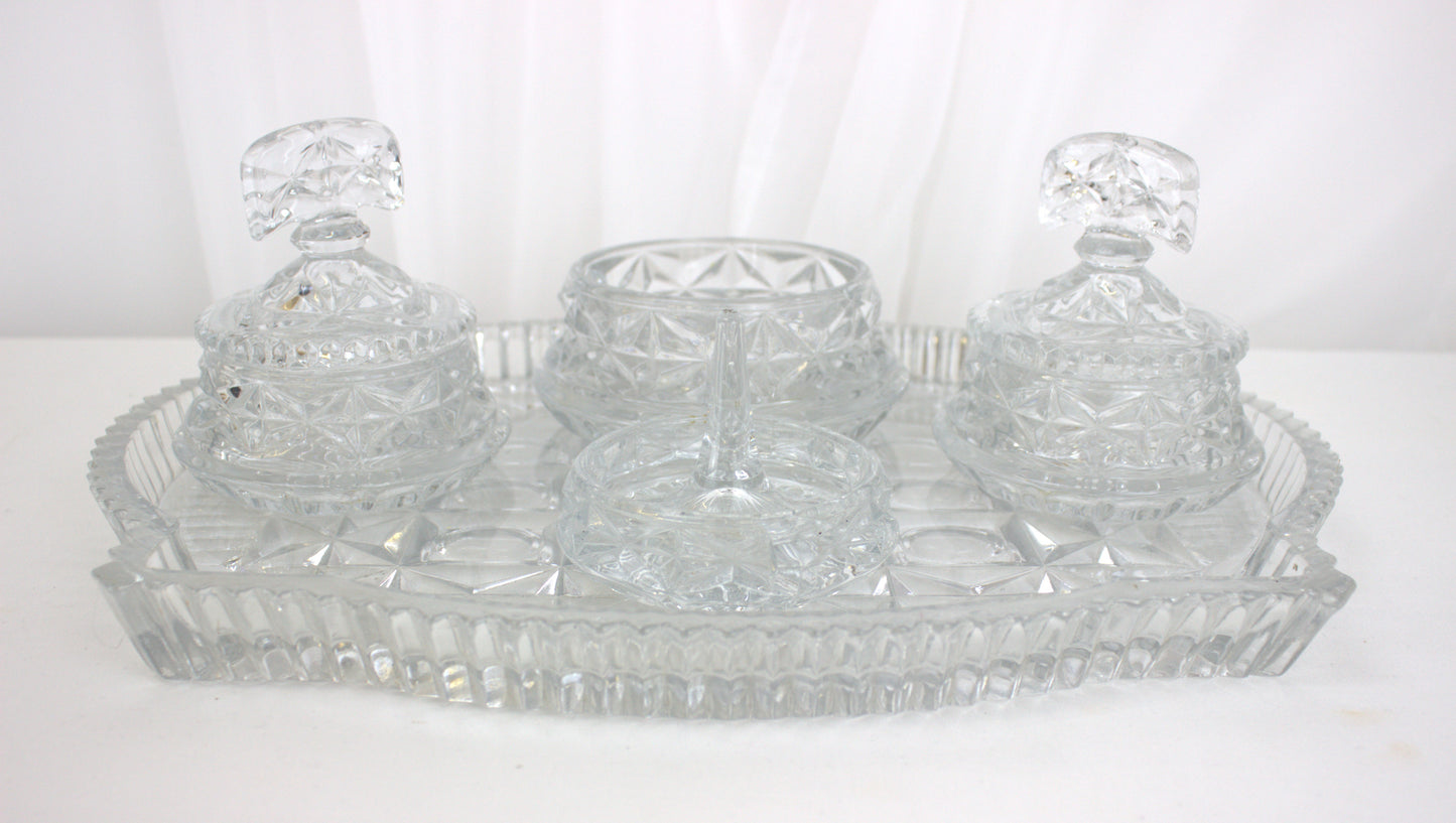 Vintage Crystal Vanity Set for Your Boudoir