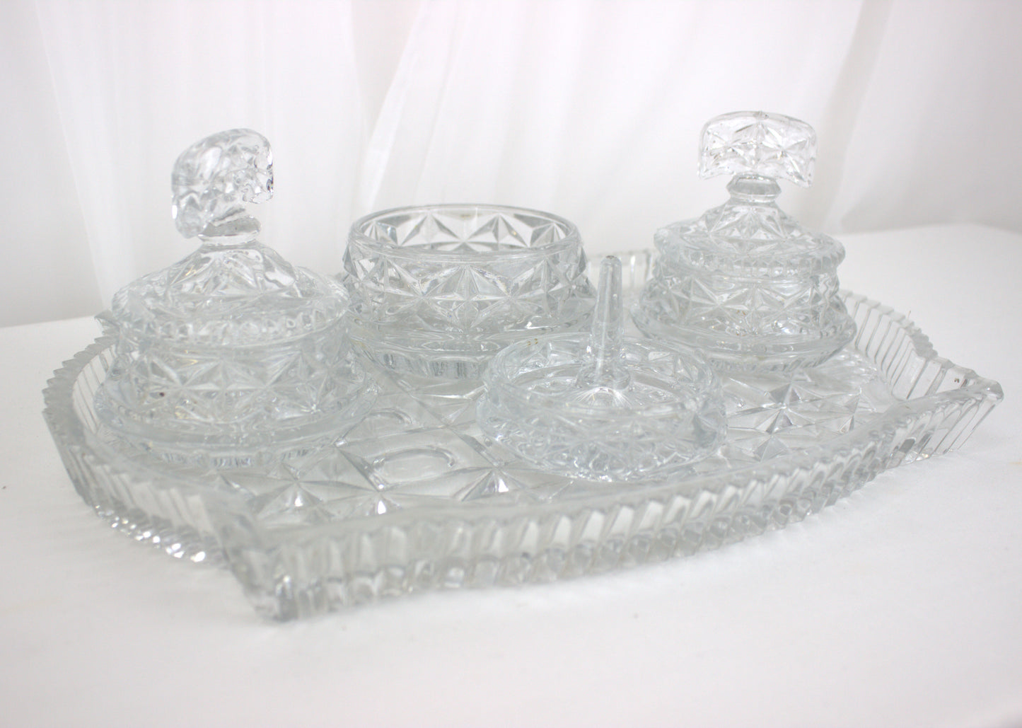 Vintage Crystal Vanity Set for Your Boudoir