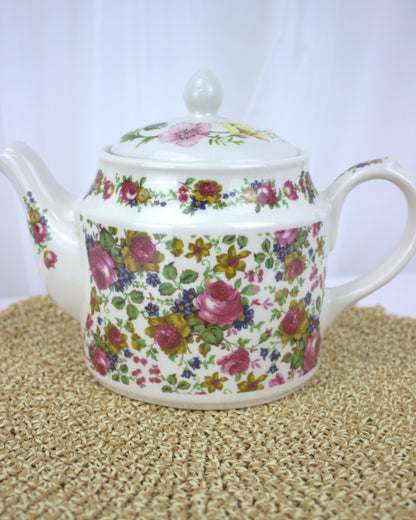 Vintage Sadler "Olde Chintz" Floral Teapot