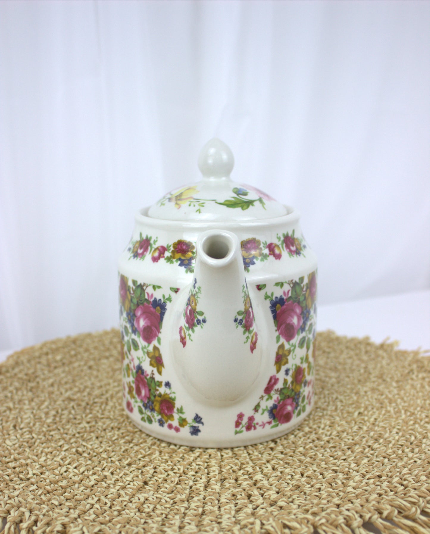 Vintage Sadler "Olde Chintz" Floral Teapot