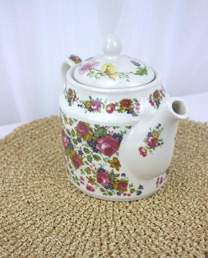 Vintage Sadler "Olde Chintz" Floral Teapot