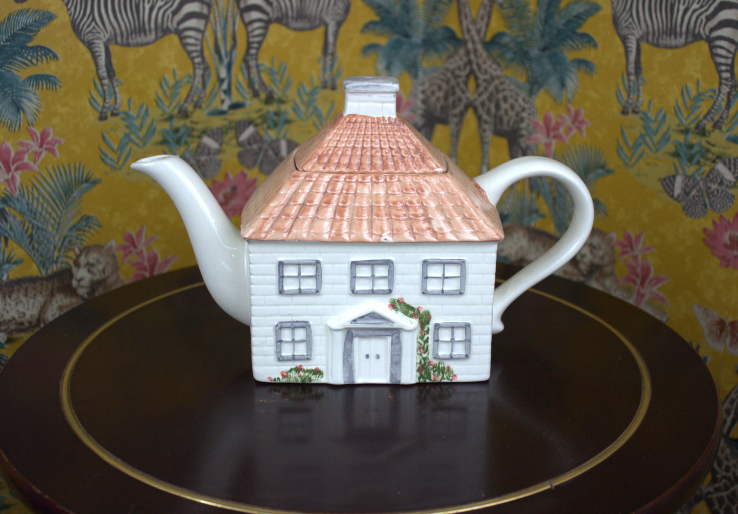 Charming Cottage Tea Set - Teapot, Sugar Bowl & Milk Jug