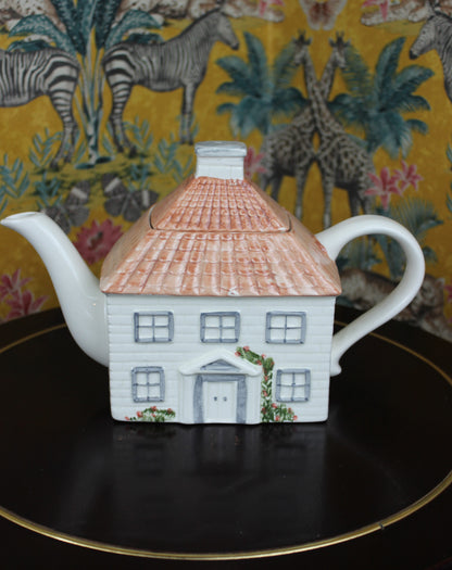 Charming Cottage Tea Set - Teapot, Sugar Bowl & Milk Jug