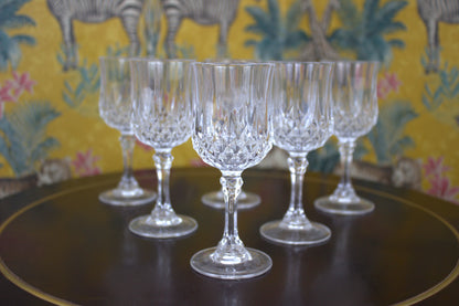 Set of 6 Exquisite Vintage Sherry Glasses