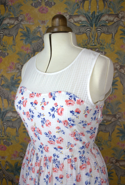 Cath Kidston Floral Sleeveless Dress - Size 12