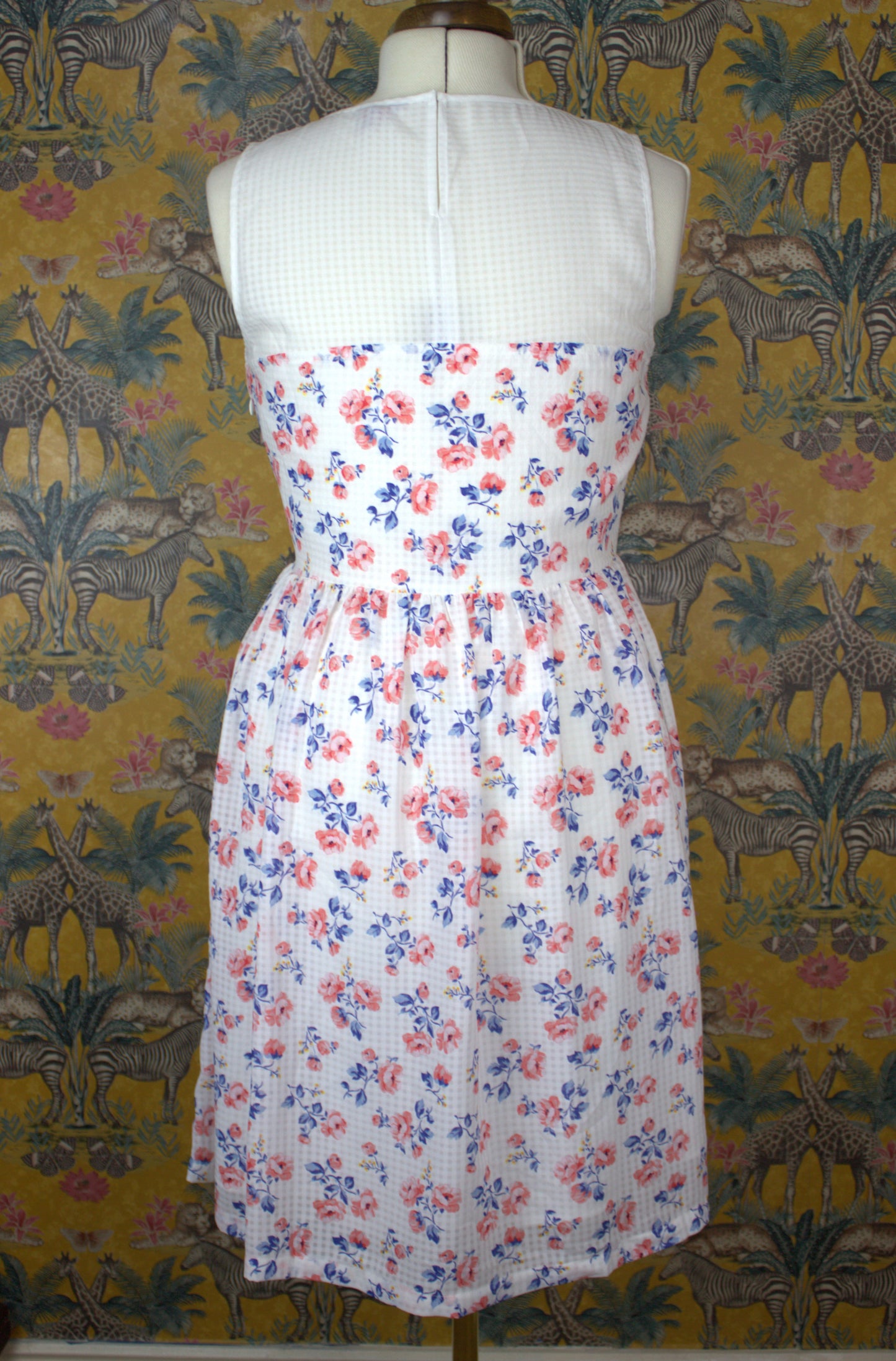 Cath Kidston Floral Sleeveless Dress - Size 12