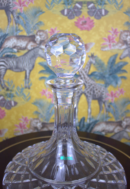 Galway Lead Crystal Decanter with Two Glasses – A Timeless Treasure