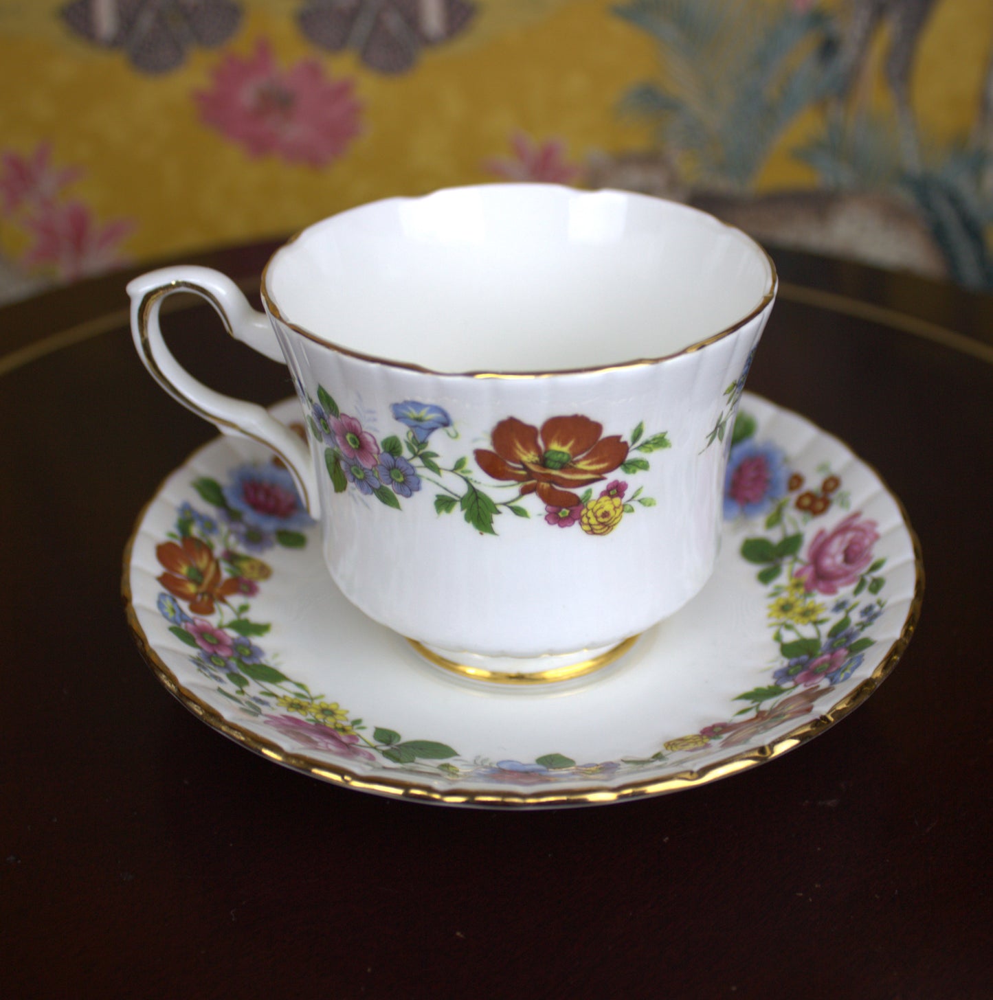 Royal Stafford Vintage Tea Set for Two – Elegant Floral Charm