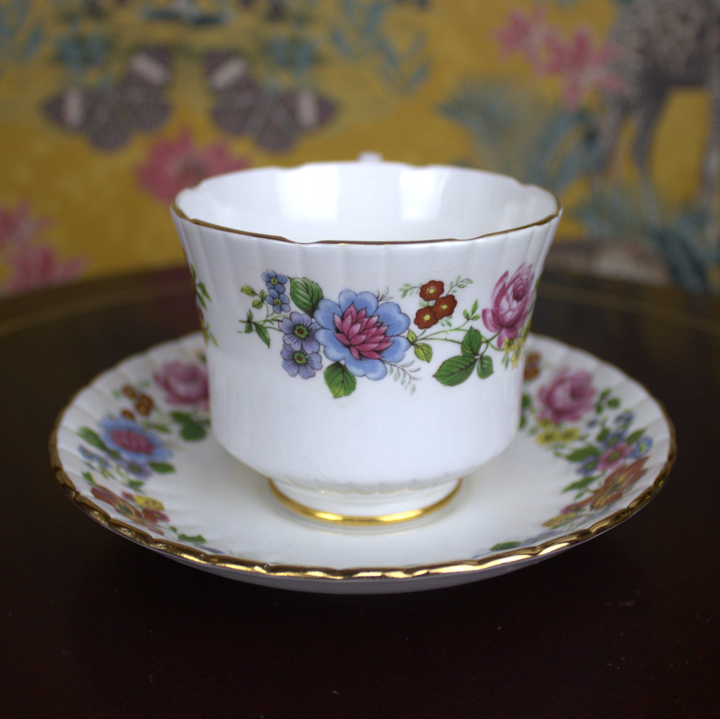 Royal Stafford Vintage Tea Set for Two – Elegant Floral Charm